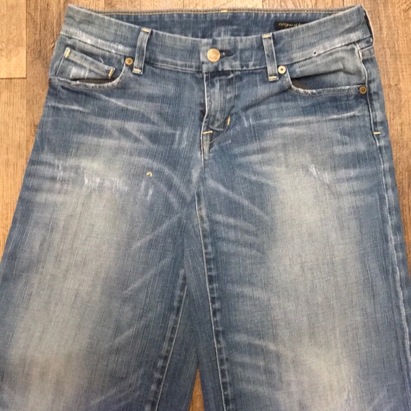 CITIZEN OF HUMANITY Denim LONG SHORTS size 28 - Picture 5 of 8